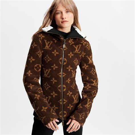 louis vuitton jacket women's price|louis vuitton fuzzy jacket.